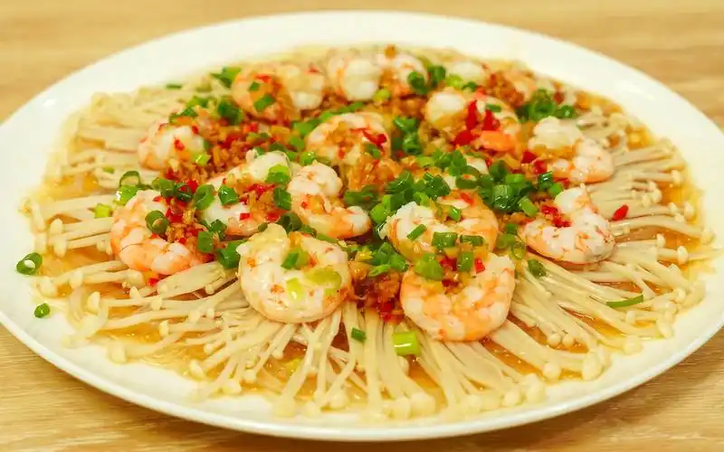 活动  蒜蓉粉丝金针菇,蒜蓉酱这种做法,不但简单而且很美味