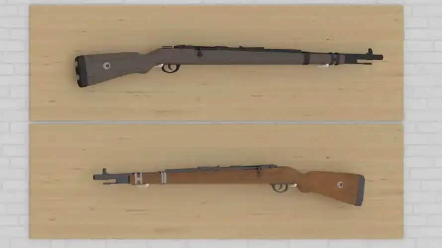 3d建模kar98k