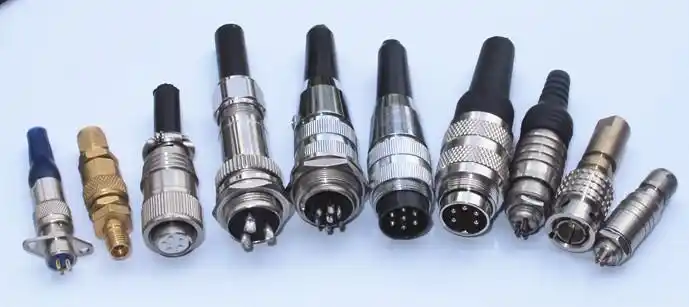 m16航空插头连接器5针5孔m16接插件