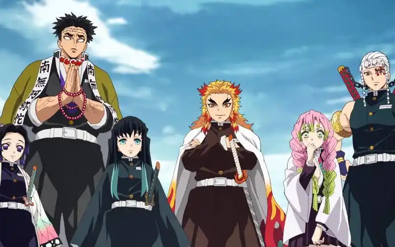 鬼灭之刃九柱的身高,岩柱最高毫无疑问,最矮的你身高想到了吗?