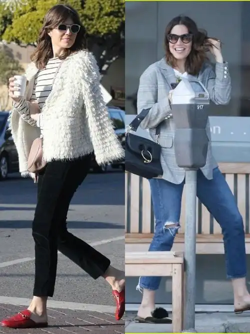 秋冬穿搭  #欧美明星街拍