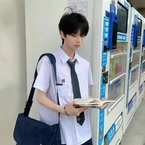 搭常服也很不错～#少年感  #dk制服  #把色彩穿上身  #日常穿搭