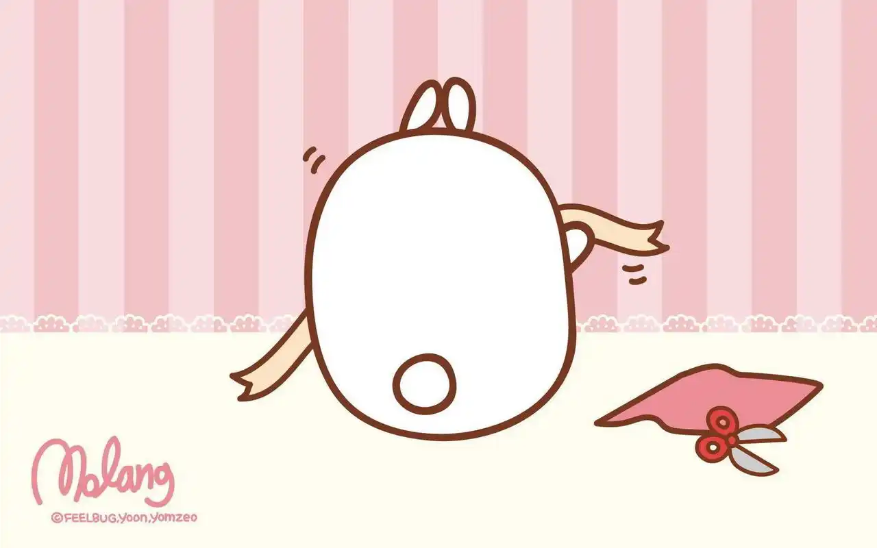 首页 桌面壁纸 韩国可爱molang兔电脑壁纸上一张下一张查看原图