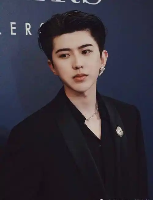 蔡徐坤"大背头"参加晚宴,满屏都是大佬气息,女粉:血槽已空_气质_造型