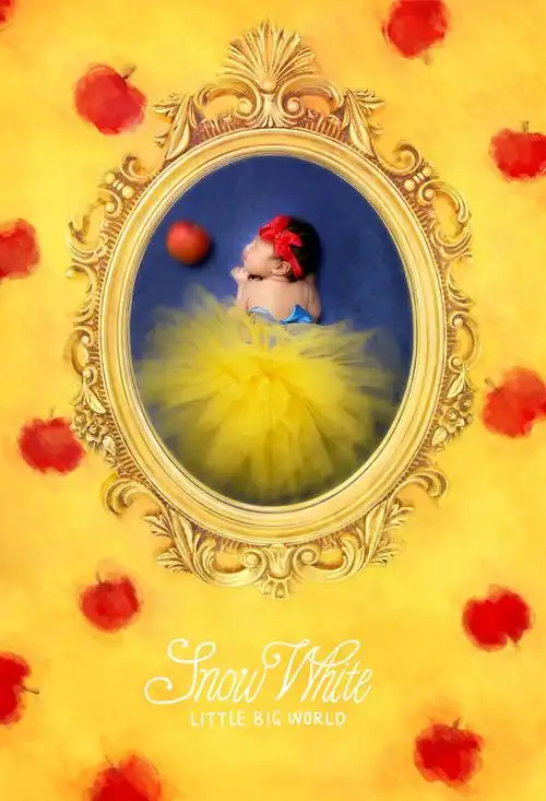 2018年最新儿童3d主题抠图psd分层模板宝宝放大照片样片