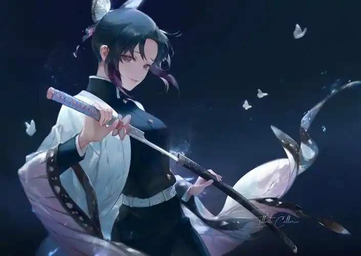 蝴蝶忍 鬼灭之刃 抜刀 4k动漫图片,4k高清动漫图片,娟娟壁纸