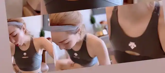 49岁郑秀文晒刮痧照片穿镂空上衣露出手臂纹身脖子肩膀红一片