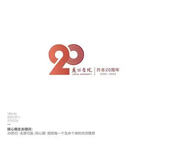 丽水学院升本20周年校庆logo等你来选_设计_logo_唐蓓芳