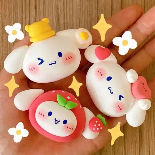 超轻粘土78软萌大耳狗减压俱乐部放松时光