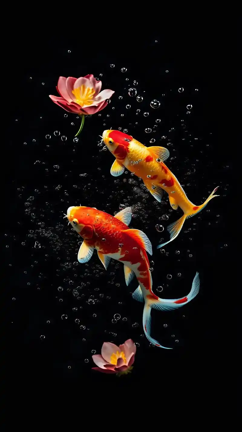 好运锦鲤 #高清壁纸 #请大家欣赏