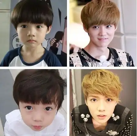 鹿晗哪张照片最像网红