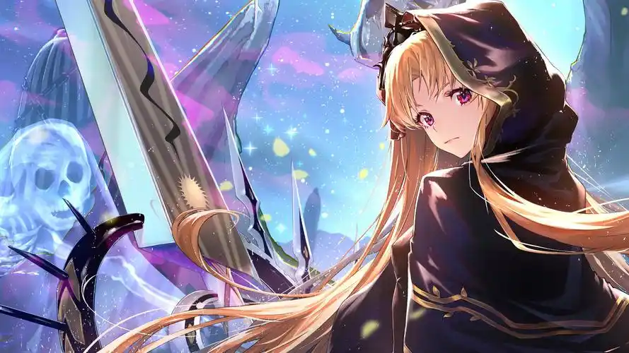 性感动漫美女插画桌面壁纸