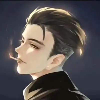 抽烟系列超酷的动漫男头