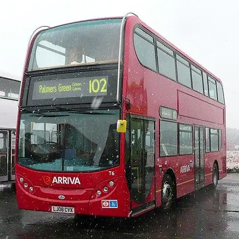 london bus with sim inserted