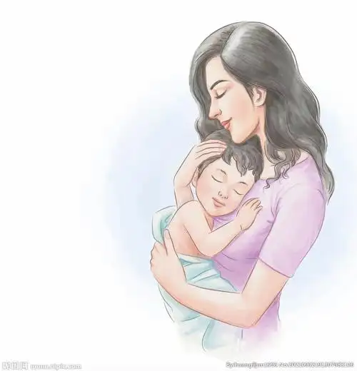 母爱孩子图片