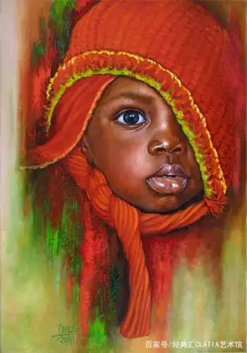 非洲儿童肖像画 —— african children