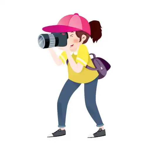 摄影师镜头照片拍照卡通动图gif