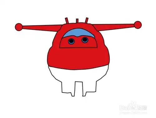 怎么画超级飞侠中乐迪的简笔画