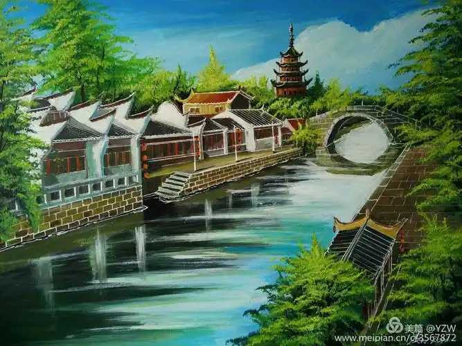 江南古镇之二(600x800)林铁鸿女士朋友收藏