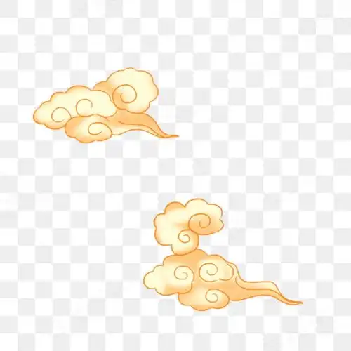 手绘祥云装饰png免扣素材中国风古风传统花纹海报边框图片 - 免抠元素