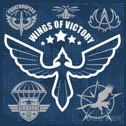 特别股军事标志设置矢量设计模板插画-正版商用图片0pzitl-摄图新视界