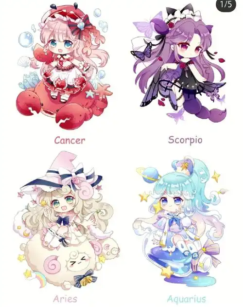 十二星座q版简笔画❗