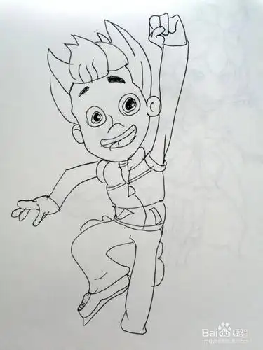 旺旺立大功里的莱德怎么画