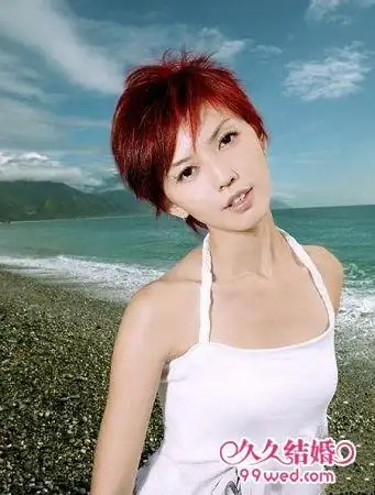 清新短发孙燕姿 分享初夏新娘美发秘籍 - 北京新娘帮 - 久久结婚网论