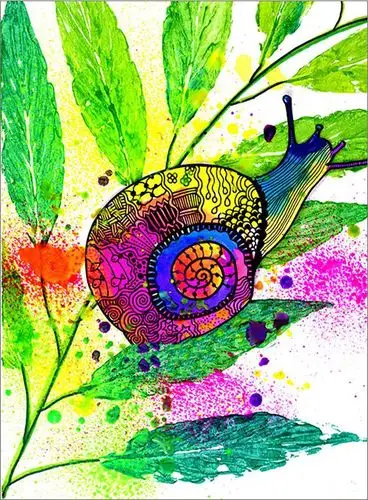 公益课件15(创意美术-蜗牛)