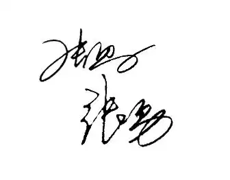 我叫"张勇",能否帮我设计个签名
