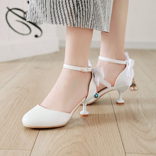 网红新款中大童小学生大码走演出亲子儿童高跟鞋凉鞋