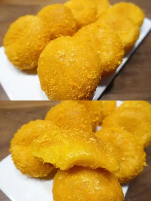 免烤箱75外酥内糯75糯叽叽的南瓜饼