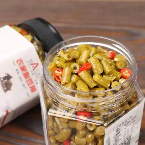 酸豆角批发咸菜下饭菜湖南特产农家自制开胃菜小菜泡菜酸菜罐装