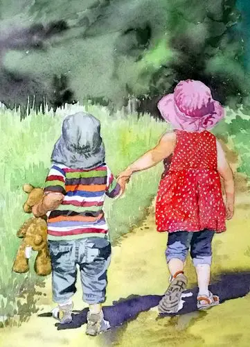 李建学水彩作品欣赏