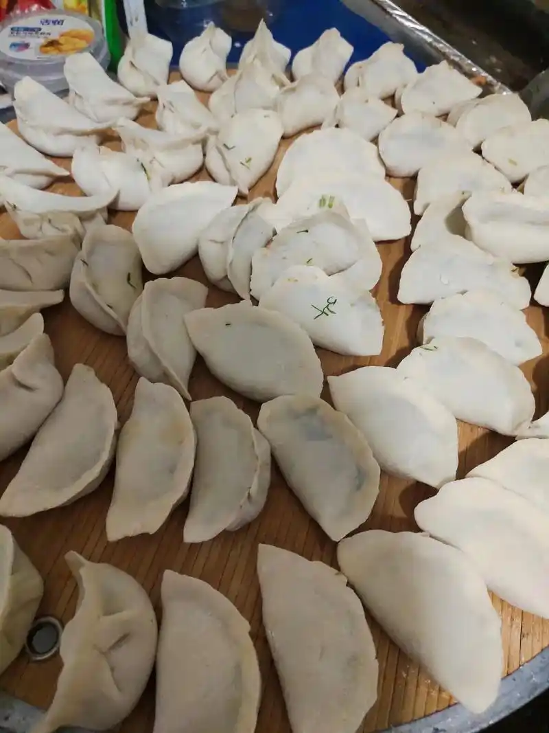 手工包饺子 #我在家里做饭不给国家添乱 #自己动手丰衣足食 - 抖音