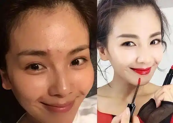 明星不化妆气质如何?看完妆前妆后对比,你惊到了吗?