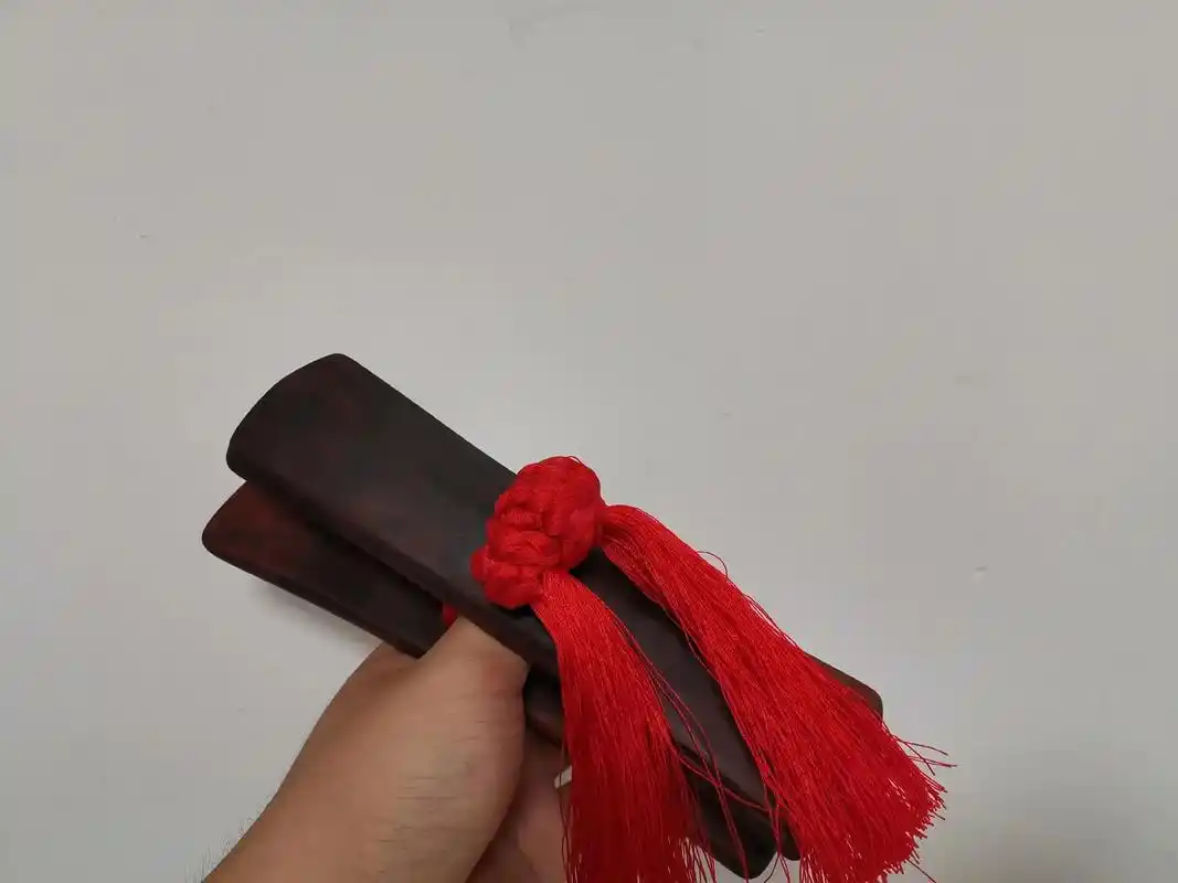 小叶紫檀鼓板一副.#曲艺 #京韵大鼓 #手工 很不错的一副! - 抖音