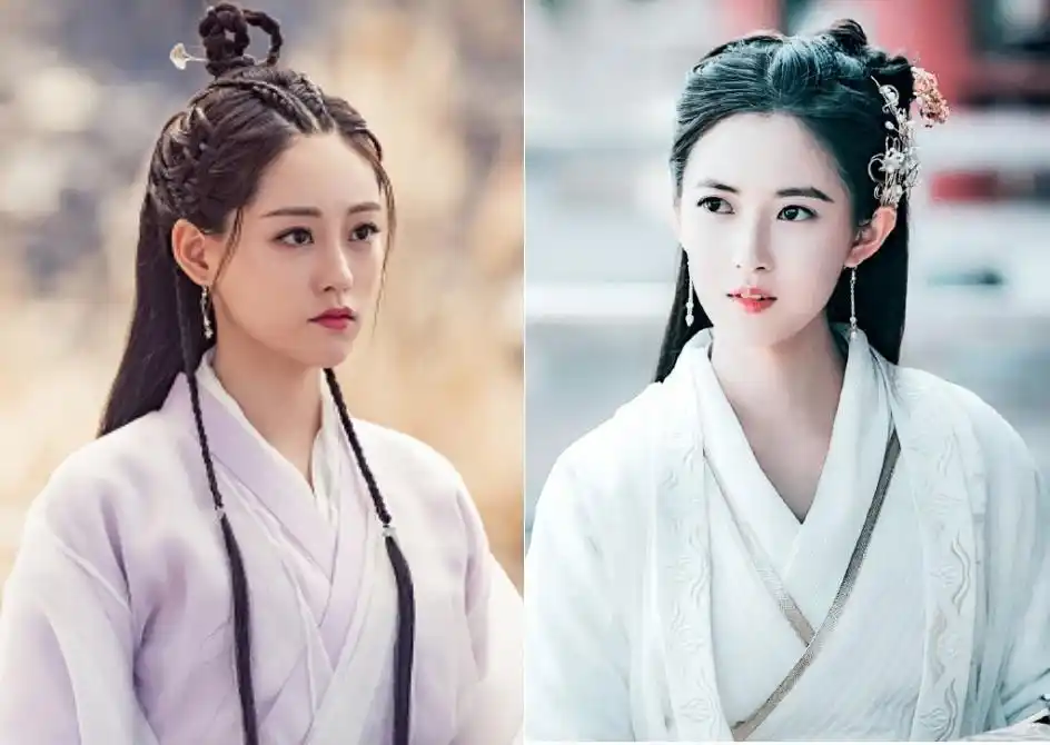 原创新版赵敏周芷若颜值不相上下,换回时装也双双美成了姐妹花!