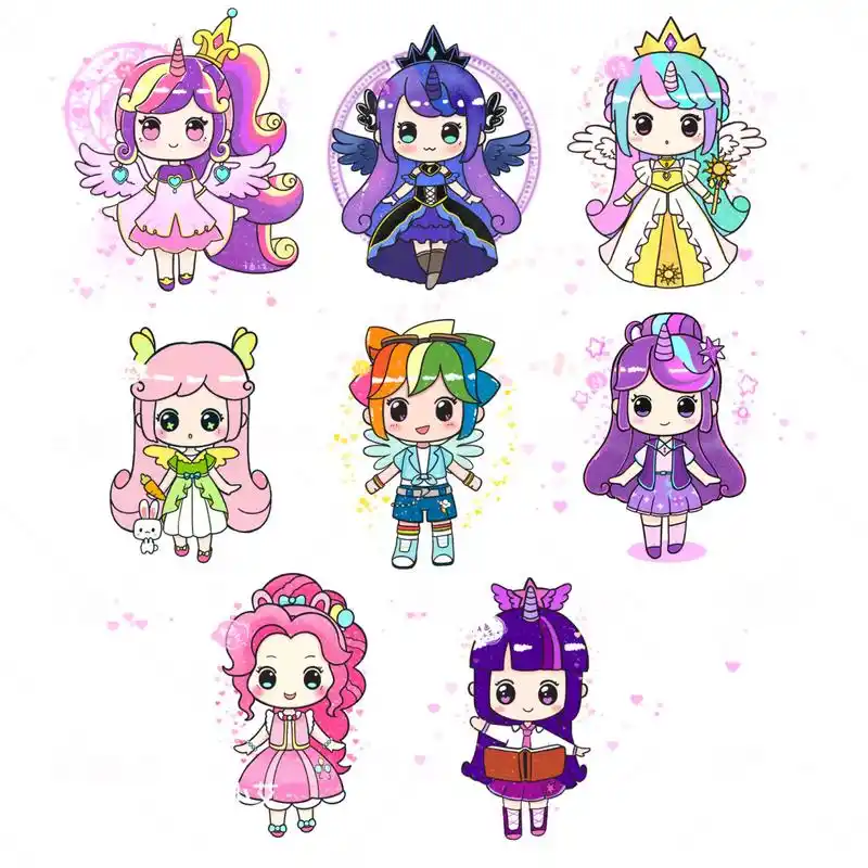 小马宝莉迷你世界 装扮简笔画合集 画了好多迷你装扮啦 感谢喜爱 小马