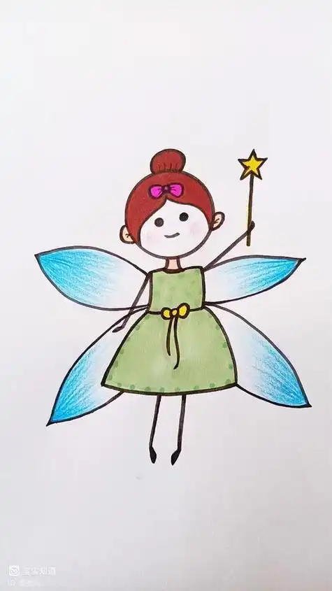 小精灵儿童幼儿园简笔画