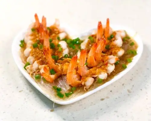 五星级水准的蒜蓉粉丝蒸虾的做法