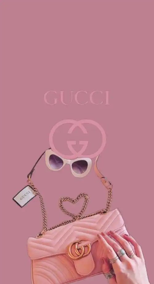 大牌立体感壁纸,gucci品牌设计感壁纸