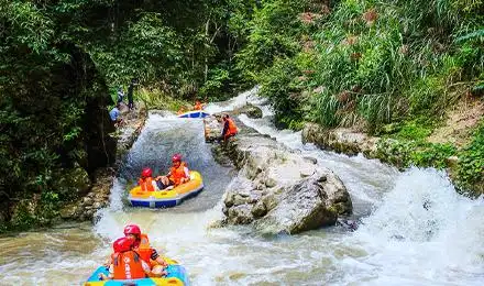 江西抚州 九瀑峡漂流门票(可选高速勇士漂/亲子休闲漂 凭身份证号到