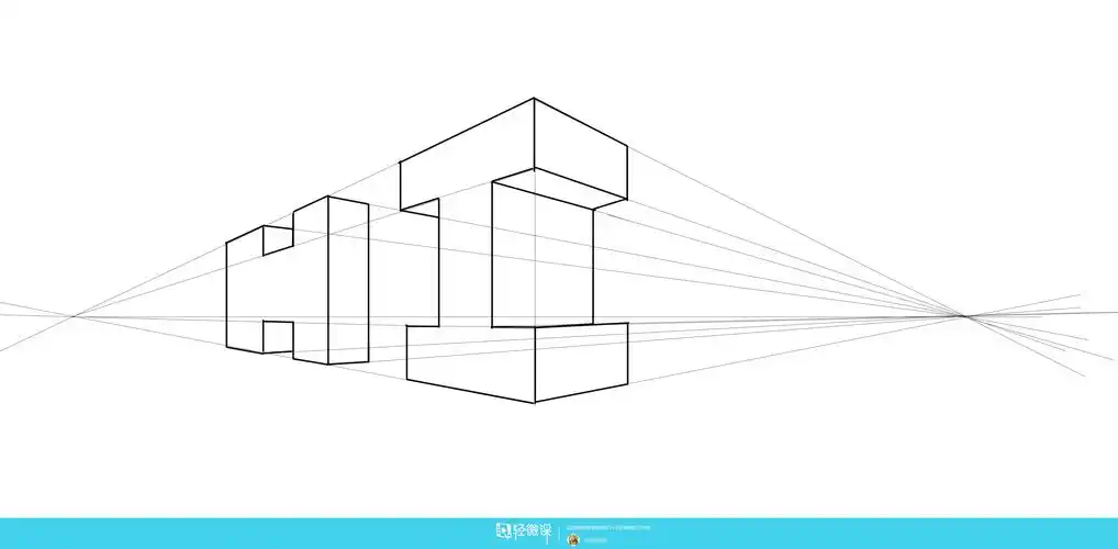 动漫插画基础两点透视练习