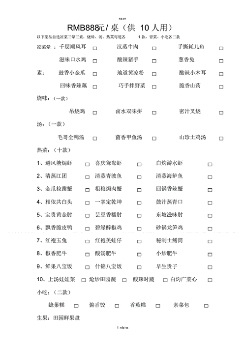 婚宴菜单经典菜名.pdf 4页