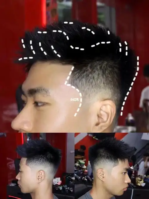 男士发型美式渐变77飞机头