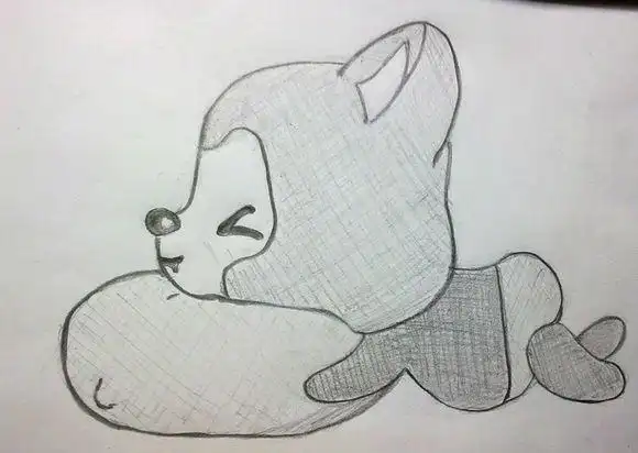 谁可以给我发几张阿狸的动漫素描图片呀,简单一点好吗