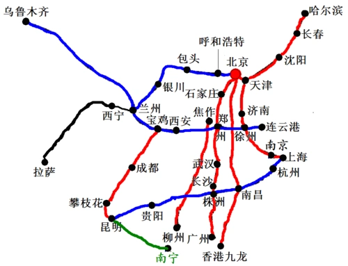 八年级级上册地理铁路线文档