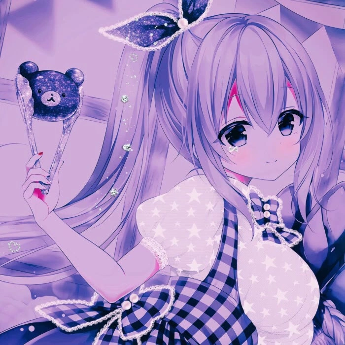 高级紫色系列动漫头像