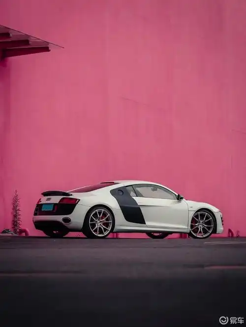粉色的邂逅-奥迪r8打卡